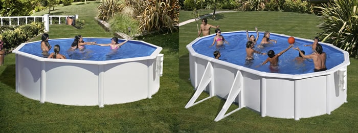 Piscine Gre Azores, l’option de 132 cm de haut la plus économique  Piscine Gre Azores