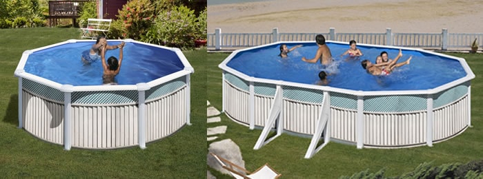 Piscine Gre Capri Jalousie, style frais et lumineux Piscine Gre Capri Jalousie