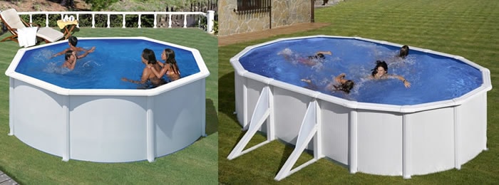 Piscine Gre Fidji, les modèles de 120 cm avec filtre à sable Piscine Gre Fidji