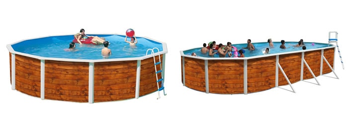Piscine Toi Etnica, décorée en bois élégant Piscine Toi Etnica