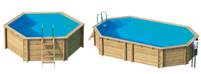 Piscine Tropic de Procopi la gamme d`accès à votre installation de baignade en bois Piscine Tropic de Procopi