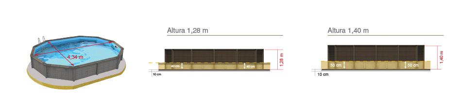 Piscine Naturalis Ovale 635x472 cm