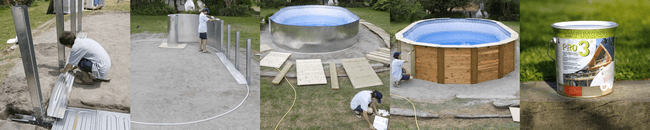 Piscine Gre Island 745x420x120 KITNPOV732