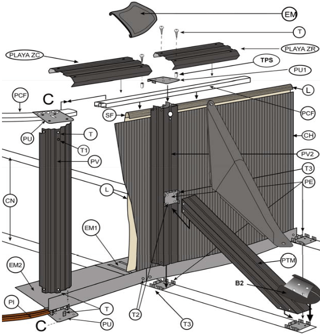 Pièces de rechange Piscines Ovales Imitation Rotin avec Contreforts de 120 cm