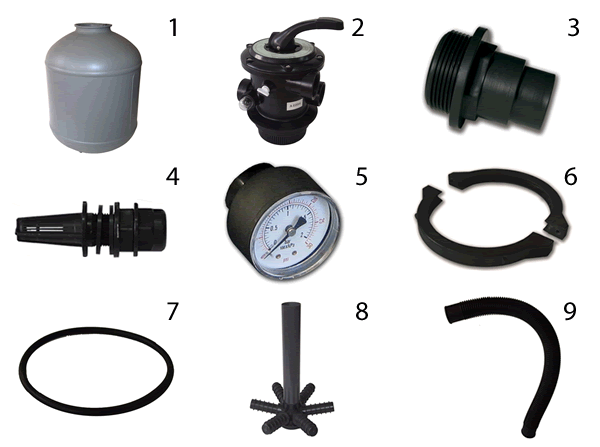 Pièces Détachées du filtre à Sable Toi 6 m3/h 4910